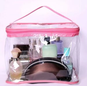 Leather Cosmetic Pu Pouch Random Color