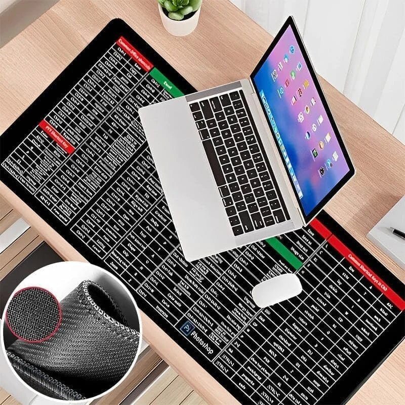 Shortcut Key Design Mouse Pad for Computer Mousepad (Multicolor) - Image 3